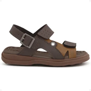 Sandália Ortopedica infantil masculina - Marrom